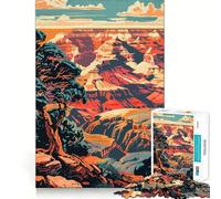 Jigsaws for Adults1000 Pieces Grand Canyon Arizona Art Smooth Cut Art Creative Brain Game Leisure Time Fun Christmas Calm Gift (38x26cm)