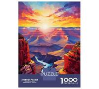 Jigsaws for Adults1000 Pieces Grand Canyon Wonder Jigsaws for Adults Hands-on Game Difficult Challenge Help The Brain Exercise 70x50cm/1000pcs