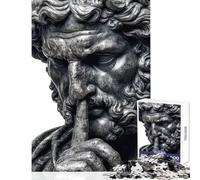 Jigsaws for Adults1000 Pieces Greek Hush Statue Impossible Game Birthday Present Home Decoration Toys Help The Brain Exercise (38x26cm)