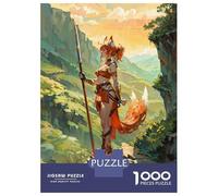 Jigsaws for Adults1000 Pieces Guardian of The Mountain Jigsaw for Adults Brain Teaser Game Staycation Kill Time for Birthday, Chrismas 38x26cm/1000pcs