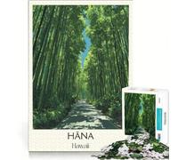 Jigsaws for Adults1000 Pieces Hana Maui Bamboo Forest, Toy Wall Decor, Challenging To Complete, Deal As Gifts for The Whole Family 38x52cm