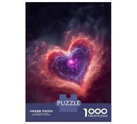 Jigsaws for Adults1000 Pieces Heart Sky Jigsaw for Adults Brain Teaser Game Staycation Kill Time for Birthday, Chrismas 38x26cm/1000pcs