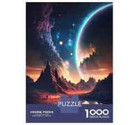 Jigsaws for Adults1000 Pieces Interstellar Voyage Jigsaws for Adults Hands-on Game Difficult Challenge Help The Brain Exercise 52x38cm/1000pcs