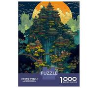 Jigsaws for Adults1000 Pieces Japan Fantasy Palace 011 Jigsaws for Adults Hands-on Game Difficult Challenge Help The Brain Exercise 70x50cm/1000pcs