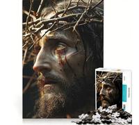 Jigsaws for Adults1000 Pieces Jesus Is Alive Educational Games Family Activities Birthday Present,Travel Gifts 50x75cm
