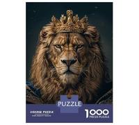 Jigsaws for Adults1000 Pieces Lion King Jigsaws for Adults Hands-on Game Difficult Challenge Help The Brain Exercise 38x26cm/1000pcs