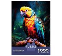 Jigsaws for Adults1000 Pieces Majestic Parrot Jigsaw Puzzle Relaxing Games Birthday Present Deal As Gifts for The Whole Family 70x50cm/1000pcs