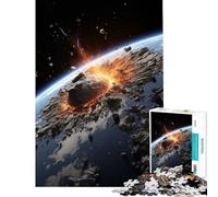 Jigsaws for Adults1000 Pieces Meteor Fun at Home Activities, Pattern Assembly Handson Game for And 14 Years And over (38X26cm)