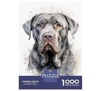 Jigsaws for Adults1000 Pieces Neapolitan Mastiff Dog Adult Jigsaw Puzzle Brain Teaser Game Enhance Memory Stress Reduction Gifts 70x50cm/1000pcs