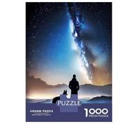Jigsaws for Adults1000 Pieces Night Galaxy Stargazing Jigsaw for Adults Brain Teaser Game Staycation Kill Time for Birthday, Chrismas 52x38cm/1000pcs