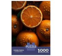 Jigsaws for Adults1000 Pieces Orange Fruit Jigsaws for Adults Hands-on Game Difficult Challenge Help The Brain Exercise 70x50cm/1000pcs
