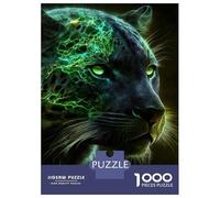 Jigsaws for Adults1000 Pieces Panther Jigsaws for Adults Hands-on Game Difficult Challenge Help The Brain Exercise 70x50cm/1000pcs