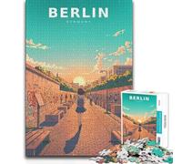 Jigsaws for Adults1000 Pieces Pastel Silence at The Berlin Wall Beautiful Design Game Family Activities Gift For Birthdays 38x52cm(1000pcs)