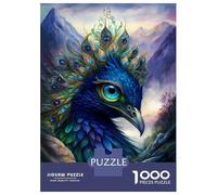Jigsaws for Adults1000 Pieces Peacock Mythical Land Jigsaw Puzzle Relaxing Games Birthday Present Deal As Gifts for The Whole Family 38x26cm/1000pcs