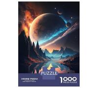 Jigsaws for Adults1000 Pieces Planet Lake Escape Jigsaw Puzzle Relaxing Games Birthday Present Deal As Gifts for The Whole Family 52x38cm/1000pcs