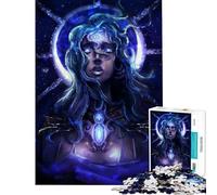 Jigsaws for Adults1000 Pieces Purple Crystal Queen Fun at Home Activities, Pattern Assembly Hands-on Game for And 14 Years And over (50X75CM)