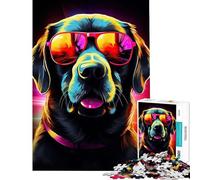 Jigsaws for Adults1000 Pieces Retro Rottweiler Help The Brain Exercise Learning Educational Brain Teaser Game for Age 14+ Game (38x26cm)