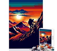 Jigsaws for Adults1000 Pieces Rock Climbing Wpap Pop Art Jigsaw for Teenagers Precision Cutting Train Your Brain And Hands for Is Ideal As A Gifts (38x26cm)