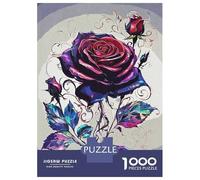 Jigsaws for Adults1000 Pieces Rose Fantasy Puzzles for Adults Anti-Stress Toys Hand Speed Race Help The Brain Exercise 70x50cm/1000pcs