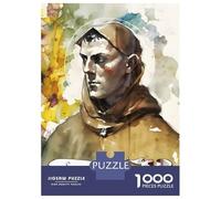 Jigsaws for Adults1000 Pieces Saint Anthony of Padua Jigsaws for Adults Hands-on Game Difficult Challenge Help The Brain Exercise 52x38cm/1000pcs