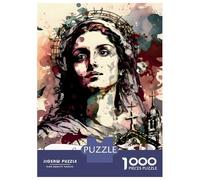 Jigsaws for Adults1000 Pieces Saint Philomena Christian Jigsaws for Adults Hands-on Game Difficult Challenge Help The Brain Exercise 70x50cm/1000pcs