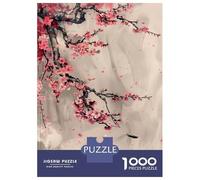 Jigsaws for Adults1000 Pieces Sakura Japanese Asian Jigsaw for Adults Brain Teaser Game Staycation Kill Time for Birthday, Chrismas 38x26cm/1000pcs