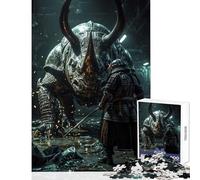 Jigsaws for Adults1000 Pieces Samurai Versus The Armored Beast Home Decoration Toys Gift Birthday Family Games Train Your Brain And Hands Size 38x52cm