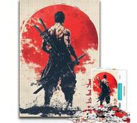Jigsaws for Adults1000 Pieces Samurai Warrior Educational Family Game Family Activities Art Work Gift (50x75cm)