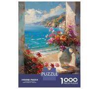 Jigsaws for Adults1000 Pieces Seaside Serenity Jigsaw Puzzle Relaxing Games Birthday Present Deal As Gifts for The Whole Family 70x50cm/1000pcs