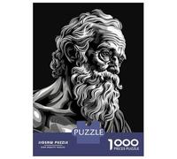 Jigsaws for Adults1000 Pieces Seneca Philosopher Jigsaws for Adults Hands-on Game Difficult Challenge Help The Brain Exercise 52x38cm/1000pcs