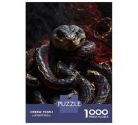 Jigsaws for Adults1000 Pieces Serpent Majesty Jigsaws for Adults Hands-on Game Difficult Challenge Help The Brain Exercise 70x50cm/1000pcs