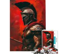 Jigsaws for Adults1000 Pieces Sparta Warrior Jigsaw 1000 Piece Educational Toy Precision Cutting Challenging Family Fun Game (50x75cm)