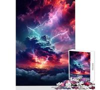 Jigsaws for Adults1000 Pieces Stellar Thunder Jigsaw Puzzles for Adults Family Activities Train Your Brain And Hands Beautiful Design Game (38x26cm)