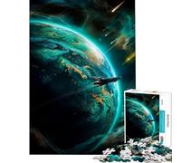 Jigsaws for Adults1000 Pieces Strange Green World Practical Game Brain Intelligence Challenge Addictive Toys Birthday Gifts Presents for Women (Size 75x50cm)