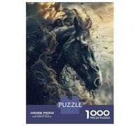 Jigsaws for Adults1000 Pieces Surrealism Horse Adult Jigsaw Puzzle Brain Teaser Game Enhance Memory Stress Reduction Gifts 52x38cm/1000pcs