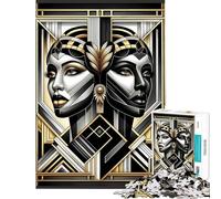 Jigsaws for Adults1000 Pieces Techno Human Canvas Puzzle for Adults Anti-Stress Toys Difficult Challenge Deal As Gifts for The Whole Family (Size 50x75cm)