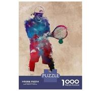 Jigsaws for Adults1000 Pieces Tennis Player Jigsaw Puzzle Relaxing Games Birthday Present Deal As Gifts for The Whole Family 38x26cm/1000pcs