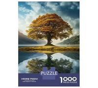 Jigsaws for Adults1000 Pieces The Autumn Tree Of Life Jigsaw for Adults Brain Teaser Game Staycation Kill Time for Birthday, Chrismas 38x26cm/1000pcs