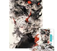 Jigsaws for Adults1000 Pieces The Female Oni Help The Brain Exercise Learning Educational Brain Teaser Game for Age 14+ Game (50x75cm)