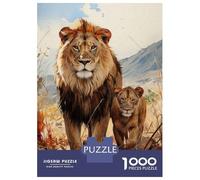 Jigsaws for Adults1000 Pieces The Lion Dynasty Adult Jigsaw Puzzle Brain Teaser Game Enhance Memory Stress Reduction Gifts 52x38cm/1000pcs
