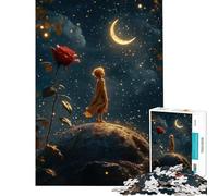 Jigsaws for Adults1000 Pieces The Little Prince Under The Stars Practical Game Brain Intelligence Challenge Addictive Toys Birthday Gifts Presents for Women (Size 75x50cm)