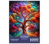 Jigsaws for Adults1000 Pieces The Neon Arboretum Jigsaws for Adults Hands-on Game Difficult Challenge Help The Brain Exercise 52x38cm/1000pcs