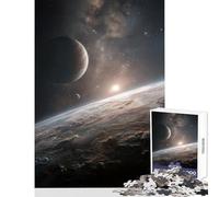 Jigsaws for Adults1000 Pieces The Outer Planets Educational Toy Great Gift for Games for Educational Game Train Your Brain And Hands Size 38x26cm