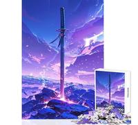 Jigsaws for Adults1000 Pieces The Purple Shock Blade Jigsaw for Teenagers Precision Cutting Train Your Brain And Hands for Is Ideal As A Gifts (38x26cm)