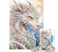 Jigsaws for Adults1000 Pieces The Wisdom of The Dragons Practical Game Brain Intelligence Challenge Addictive Toys Birthday Gifts Presents for Women (Size 38x26cm)