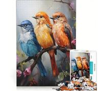 Jigsaws for Adults1000 Pieces Three Birds Amazing Practical Game But Fun And Humorous Suitable for Desktop Decoration 50x75cm