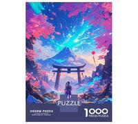 Jigsaws for Adults1000 Pieces Torii Gate Japan Jigsaw for Adults Brain Teaser Game Staycation Kill Time for Birthday, Chrismas 52x38cm/1000pcs