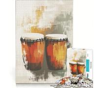 Jigsaws for Adults1000 Pieces Two Congas, Fun Games, Decompressing Intellectual, Enhance Love between Couples 38x26cm