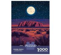 Jigsaws for Adults1000 Pieces Uluru-Kata Tjuta National Park Jigsaw for Adults Brain Teaser Game Staycation Kill Time for Birthday, Chrismas 70x50cm/1000pcs