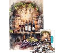 Jigsaws for Adults1000 Pieces Vineyard Essence Difficult And Challenge Learning Educational Practical Game for 14+ Puzzle Game Offered (50x75cm)